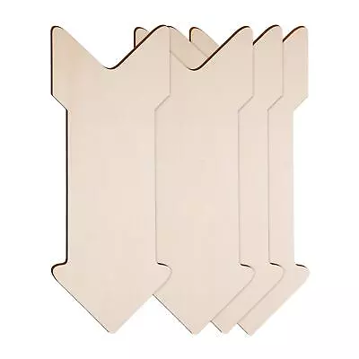 4Pcs Unfinished Wood Sign DIY Blank Wooden Plaque For Hotel • $27.98