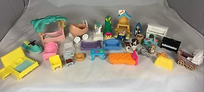 Vintage Fisher Price Loving Family Mattel And Epoch Dollhouse Furniture Lot • $25