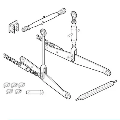 S70571 3 Point Linkage Hitch Kit For Yanmar YM1510 1510D Fits CAT 1 • $321.99