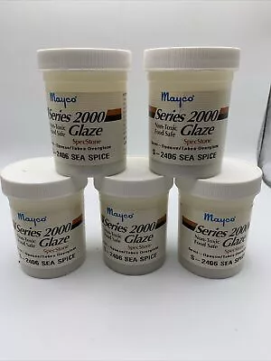 5 Mayco Series 2000 Glaze Vintage 4 OZ.  2406- Sea Spice • $24