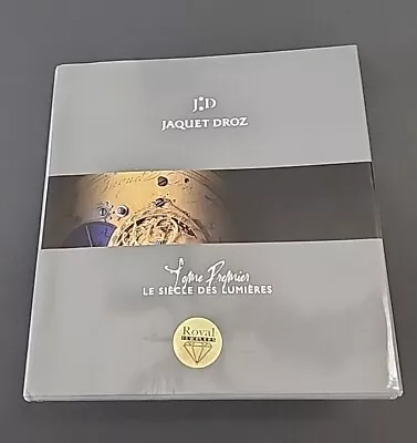 Royal Jewelers Watch Store Display Bio Book - Jaquet Droz Le Siécle Des Lumiéres • £81.96