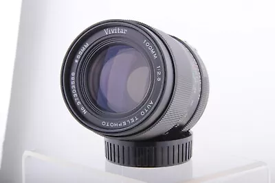 100mm 2.8 Vivitar 100mm F/2.8 Minolta MD Mount Portrait Fast 100 Prime Lens 1512 • $89.99