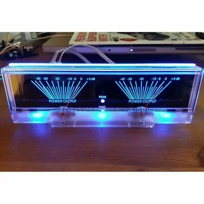 Power Amplifier Panel Dual Analog VU Meter Audio Level DB Meter With BackLit Hot • $22.59