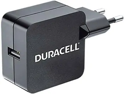 DURACELL 2.4A Single USB Fast Charger EU Plug - DRACUSB2-EU • £10.49