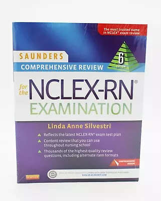 $21 • Buy Saunders Comprehensive Review For The NCLEX-RN Examination 6th Edition