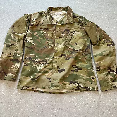 US Army Unisex OCP ACU Multicam Combat Coat Jacket Large/Long Flame Resistant • $13.99