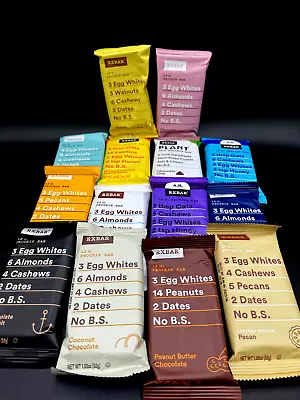 60 Assorted Flavor - RXBAR Whole Food - 12g Protein Bars Similar To Picture • $78.88