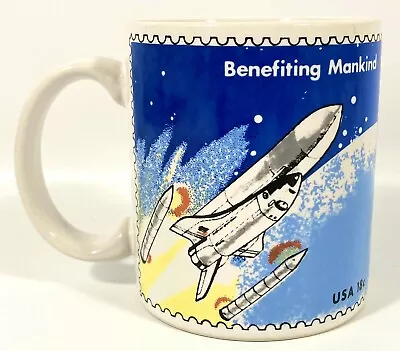 NASA Space Shuttle Columbia First Mission STS-1 Vtg 1981 USPS Stamp MUG RARE HTF • $85.64