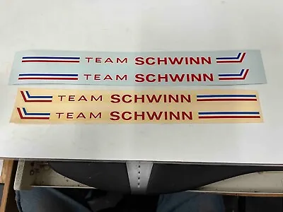 Vintage Team Schwinn Multi Colored Frame Water Transfer Decal Sets Man Cave SALE • $20