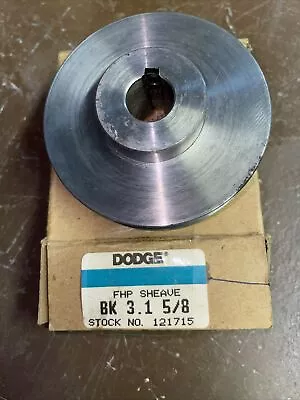 Dodge BX 3.1 X 5/8 Steel V-Belt Pulley Belt Keyed Finished Bore Sheave • $7