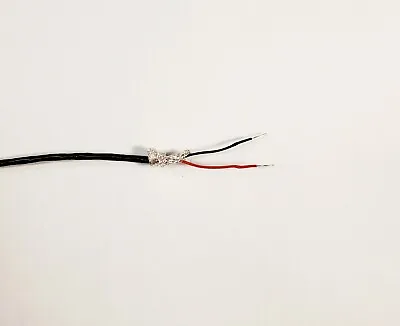 Wire Mil-Spec (PTFE) 26 AWG 2 Cond. Shielded Silver Plated Stranded 10 Ft • $10.19