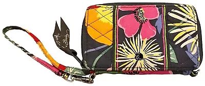 Vera Bradley JAZZY BLOOMS Wristlet Wallet Retired Pattern • $14.99