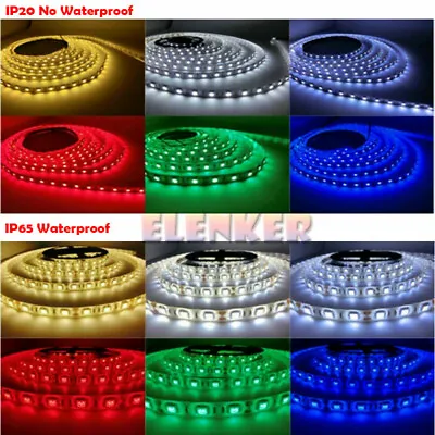 12V 5050 Waterproof LED Strip Light 5M 300LEDs For Boat / Truck / Car/ Suv / Rv • $7.99