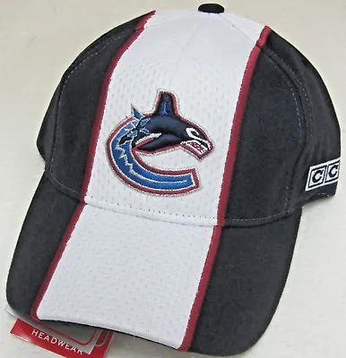 NHL Vancouver Canucks Multi-Color Structured Adjustable Hat By CCM • $15.99