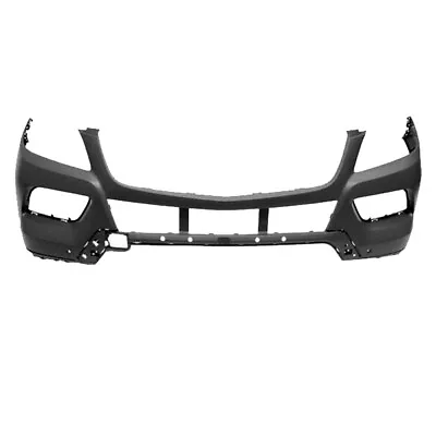 For 12-15 ML-Class W/o AMG Front Bumper Cover Assembly W/Park Aid Sensor Holes • $201.95