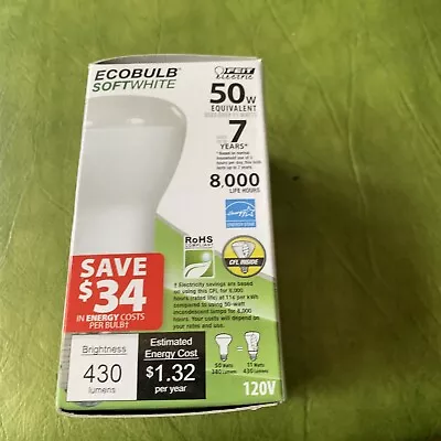 Feit EcoBulb 50w Compact Fluorescent Twist 430 Lumen Efficient Soft Light 11watt • $7.10