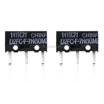 2X OMRON Micro Switch Microswitch D2FC-F-7N(10M) For APPLE RAZER Logitech Mouse • $3.99