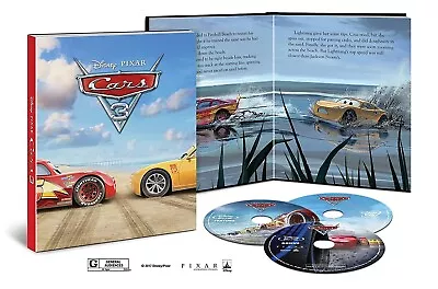 CARS 3 DVD Blu-Ray And  32 Page Storybook • $6.99