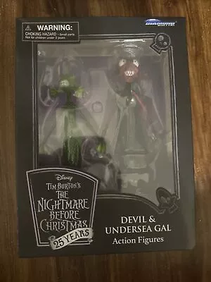 Diamond Select Toys The Nightmare Before Christmas Devil And Undersea Gal  New • $35