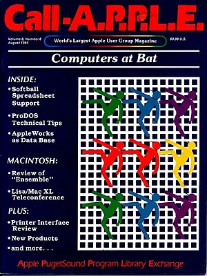 £8.19 • Buy Call A.P.P.L.E. Magazine - Aug, 1985 - Lisa/MacXL Conference