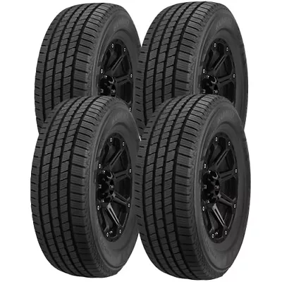 (QTY 4) 235/65R17 Kumho Crugen HT51 104T SL Black Wall Tires • $740
