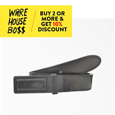 Dickies Mens Mechanic Work Belt Leather Covered Buckle Industrial Strength Belt • $19.95