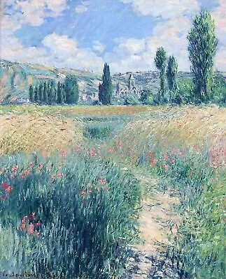 Path On The Island Of Saint Martin Vetheuil By Claude Monet Art Painting Print • $16.99