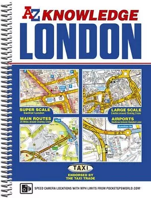 London Knowledge Atlas By Geographers A-Z Map Company Spiral Bound Book The • £15.99