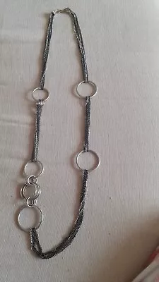 Long Necklace Silver Colour  • £3