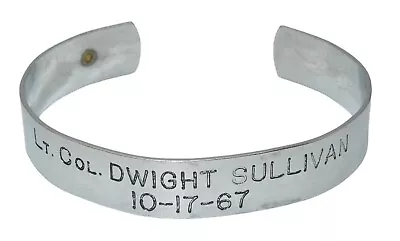 Vietnam POW MIA Bracelet To USAF Lt. Col. Dwight Sullivan 1967 • $49.99