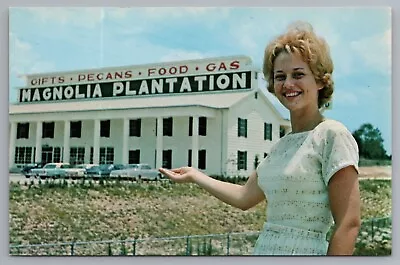 Tifton Georgia Magnolia Plantation Store Vintage Postcard • $3.99