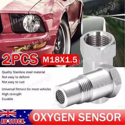 2X Oxygen O2 Sensor Spacer Adapter Catalytic Converter Fix Check Engine Light AU • $9.75