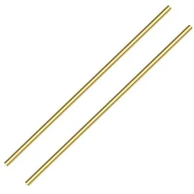 1/4 Inch Brass Round Rod 2Pcs Solid Round Brass Rod Lathe Bar Stock • $12.25