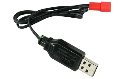 3.7V  1S  Li-po  Li-ionLithium Battery USB Charger - JST 2 Pin Connector • £1.49