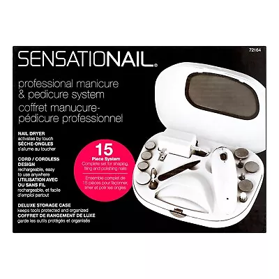 Sensationail Professional Nail File Drill Manicure & Pedicure Machine Set Kit • $19.90