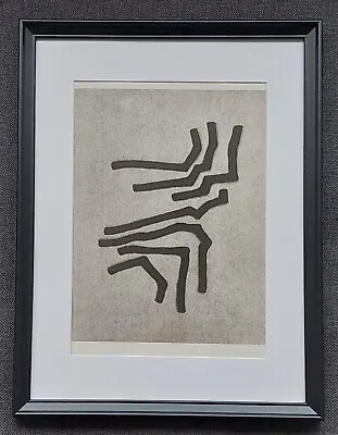 EDUARDO CHILLIDA -  Offset Lithograph Gallery Maeght Paris 1971 • $60