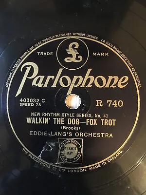 * EDDIE LANG'S ORCHESTRA - Walkin' The Dog / LUIS RUSSELL AND HIS ORCHESTRA - Je • £5.99