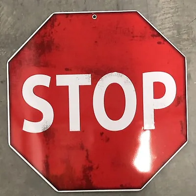 Vintage Stop Sign • $10