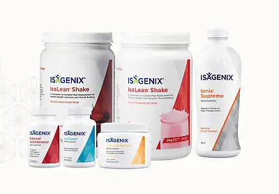 Isagenix Maintenance Pack Cleanse For Life Ionix Isaflush Natural Accelerator • $335.50