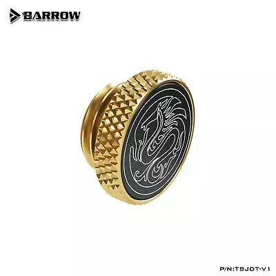 Barrow TBJDT-V1 G1/4  Stop Plug Dragon Logo Sealing Lock Water Cooling Fitting • $2.90