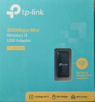 TP-Link TL-WN823N Wireless N300 Mini USB Wireless Adapter • $40