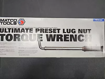 Matco Tools Prtw160k 1/2 Drive Lugnut Torque Wrench (dj1018139) • $71.25