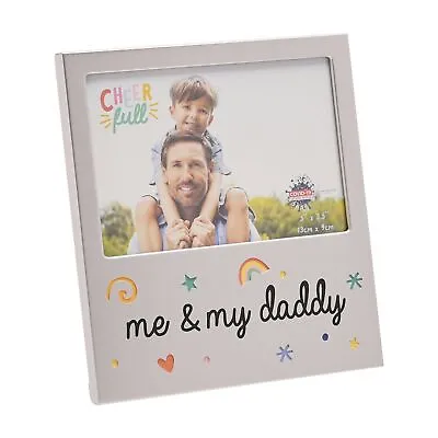 Aluminium Photo Frame 5  X 3.5  - Me And My Daddy • £11