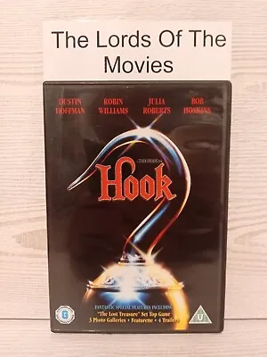 Hook (DVD 1991) Robin Williams {Peter Pan Family Fantasy} Julia Roberts [R2] U • £1.99