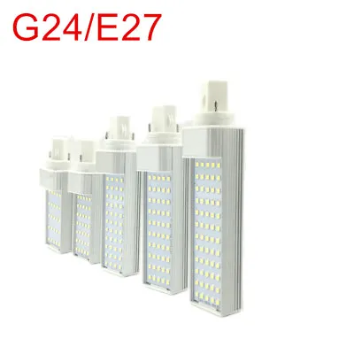 E27 G23 G24 2835 LED Corn Horizontal Bulb Lighting 5W 7W 9W 10W 12W Celling Lamp • $6.79