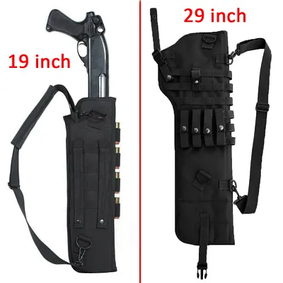 Tactical Molle Scabbard Bag Rifle Shotgun Gun Holster Pouch Hunting Accessories • $28.79