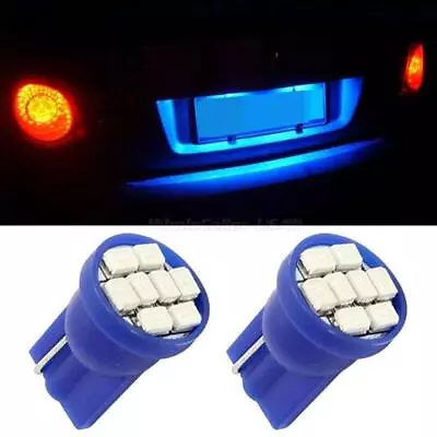 2x Super Blue Car License Plate Lights For Dodge 8-SMD LED Lamps 12V Off-road • $6.45