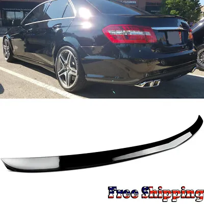 AMG Style Rear Trunk Spoiler Wing For Mercedes Benz W212 2010-2016 Gloss Black • $79.99