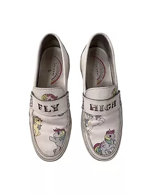 JOSHUA SANDERS Womens Leather White My Little Pony Ed. SHOES SIZE 39/US 9 ($460) • £62.65