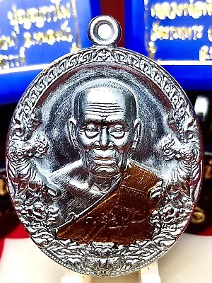 Thai Buddha Amulet Coin Phra Lp Phat “ra Cha Pha Yak” Yr 2563 Pendant Lucky K476 • $32.99